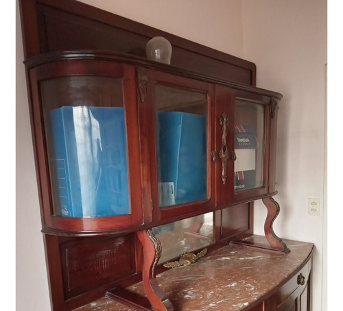 Mueble Antiguo Con Marmol Rosado