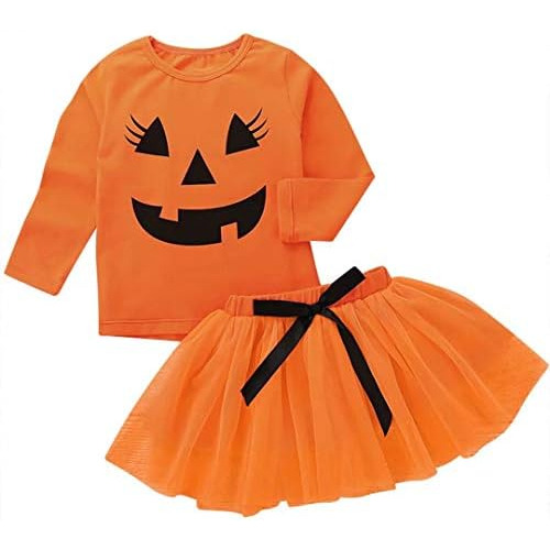 2 Piezas De Ropa De Halloween Bebés Y Niñas Pequeñas...