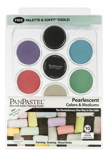 Panpastel Pearlescent Mediums Color Ultra Soft Artist Kit