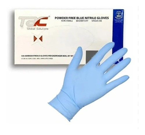 Guantes De Nitrilo Tac Paquete De 5 Cajas