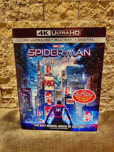 Spiderman No Way Home 4k Ultrahd + Bluray Slip Cover Exclusi