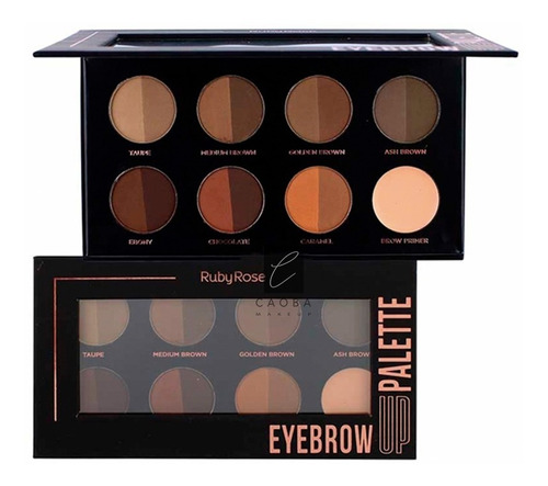 Paleta Sombras Para Cejas Eyebrow Up Ruby Rose - Caobamakeup