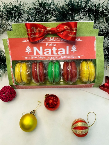 Embalagem Para 5 Macarons Grandes 40 Unidades