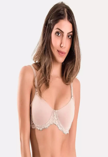 Sutiã Sem Bojo Com Aro Milano Duloren Lingerie - Ref. 131206