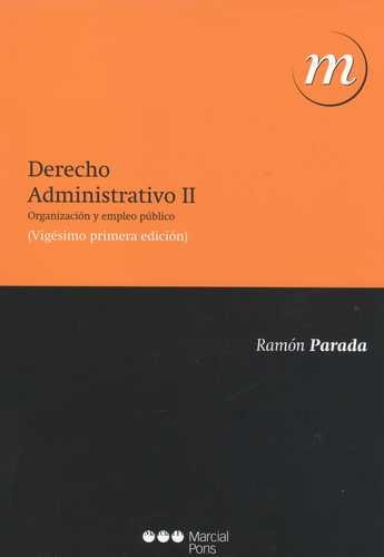 Libro Derecho Administrativo Ii (21ª Ed)