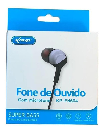 Fone De Ouvido Com Microfone Kpfn604