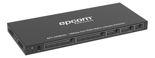 Matricial Hdmi  Epcom 4x2 4k2k@60hz Hdr Ycbcr 4:4 Epc-mxb42a