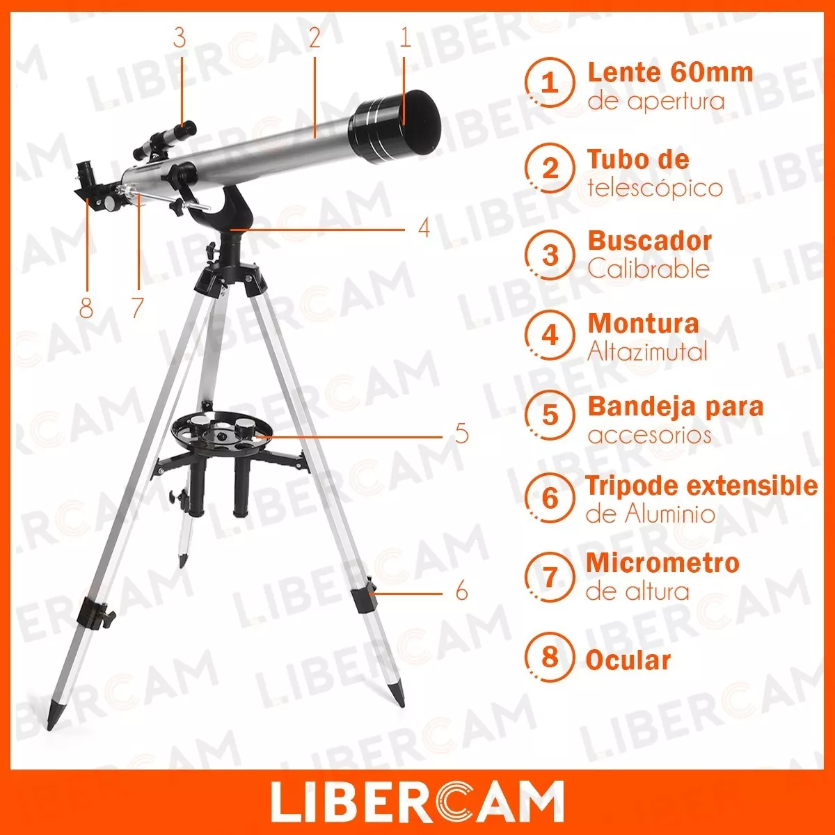 Tercera imagen para búsqueda de telescopio refractor