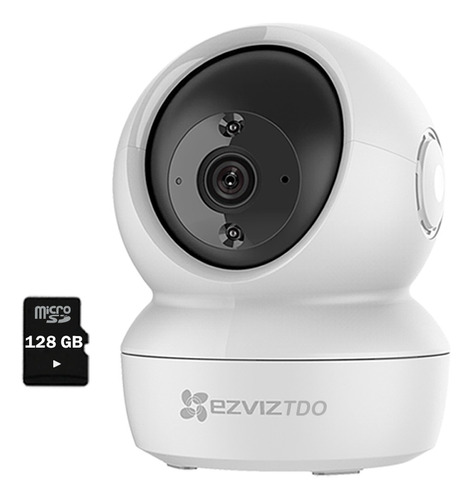 Ezviz Cámara Wifi Full Hd Gira 360 1800p C6n Microsd 128gb