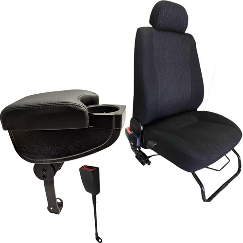 Apoio Braço Console Com Porta Copos Preto Siena 1.0 2011