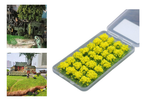 Grupo De Flores Cenário Modelo Faça Você Mesmo Amarelo