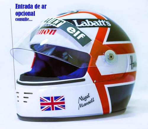 Capacete Nigel Mansell Edição 1992 Helmet F1