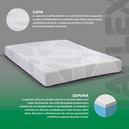Colchão Casal Para Quem Tem Problemma Na Coluna D33 Iso 150