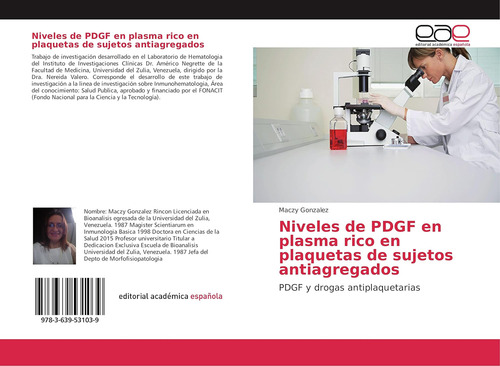 Libro: Niveles De Pdgf En Plasma Rico En Plaquetas De Sujeto