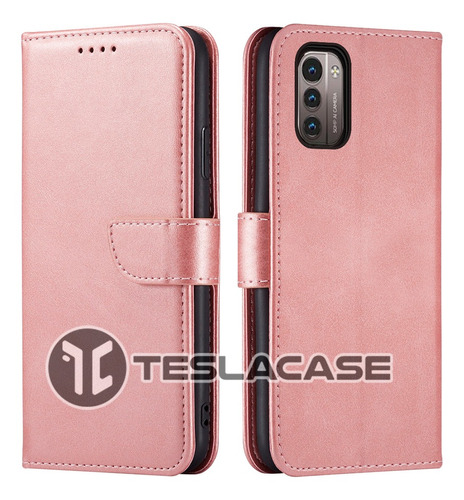 Carcasa Para Nokia G21 Flipcover Rosado + Vidrio De Regalo