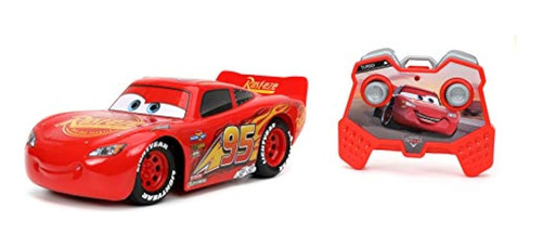 Jada Toys Pixar Cars 1:24 Lightning Mcqueen Rc Remote Contro