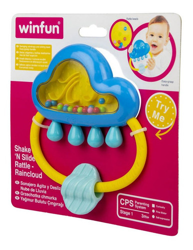 Sonajero Nube De Lluvia Winfun