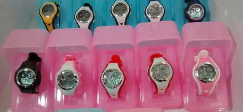 Relógio Feminino Digital Academia C/ Led Alarme Kit C/ 12