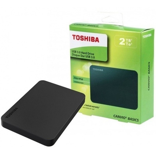 Disco Duro Externo 2.5 2tb Usb 3.0 Toshiba Canvio