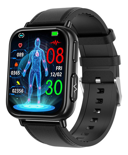 Glucómetro Ecg Smartwatch Para Hombre Diagnóstico De Ia