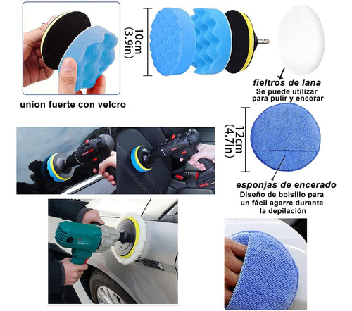 26 Piezas Kit De Limpieza Para Auto.kit Para Lavar Auto Con