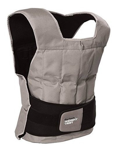 Visit The Perfect Fitness Weight Vest, 40 Libras, Gris