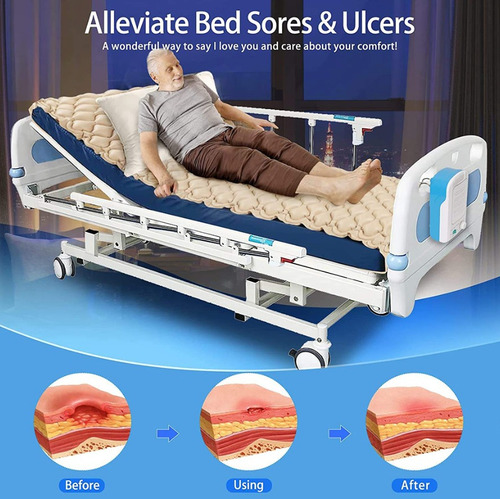 Colchón Antiescaras Con Motor + Kit Reparacion Envio Gratis