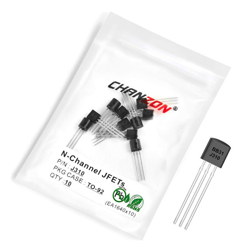 Chanzon J310 To-92 Transistor De Efecto De Campo De Unión J