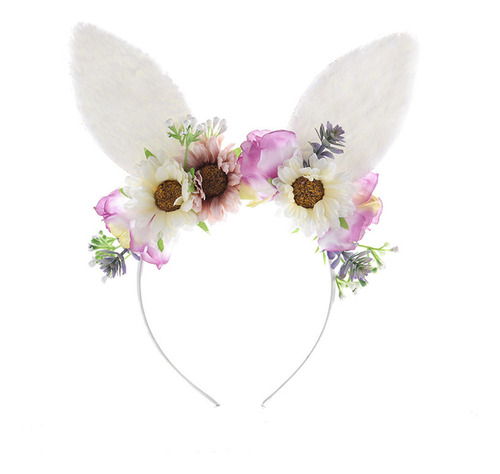 Diadema Divertida Con Orejas De Gato Para Cumpleaños,