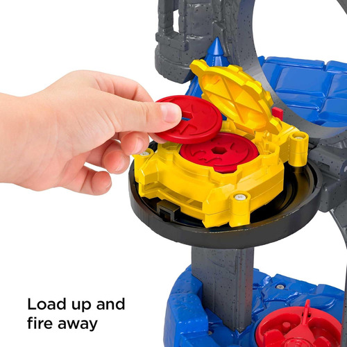 Fisher-price Batcueva De Batman Con Figura Y Batimoto