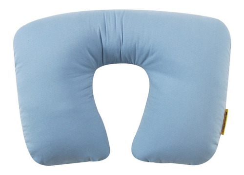 Travesseiro De Pescoço Inflável - Tecido Toque De Conforto