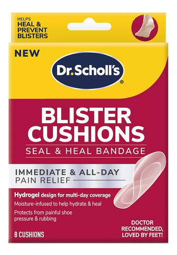 Dr Scholl's Blister Cushions Para Bolhas Nos Pés C/8