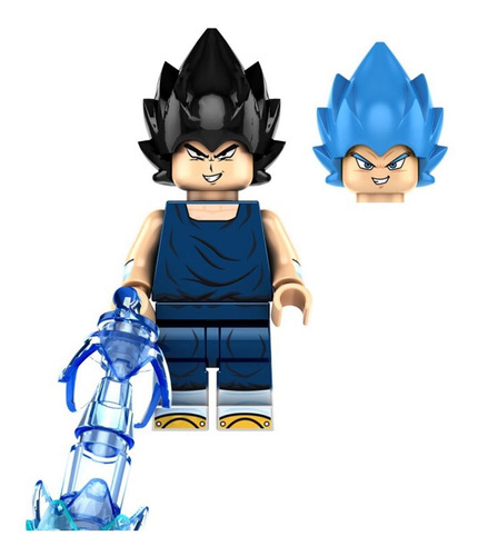 Boneco Blocos De Montar Vegeta Dragon Ball Z Super