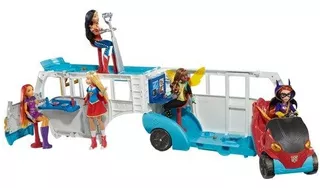 Dc Super Hero Chicas Transformando Autobús Escolar