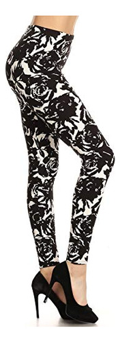 Leggings Depot Florales De Alto Cintura Amp; Espacio 7y6qa