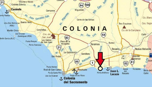 Imagen 17 de 18 de Maravillosa Chacra De 37,5 Ha Con Casa A La Costa Del Rio En Artilleros, Colonia, Uruguay.