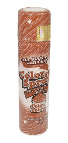 Colorante Cobre Spray 45g Ma Baker Reposteria Spme04
