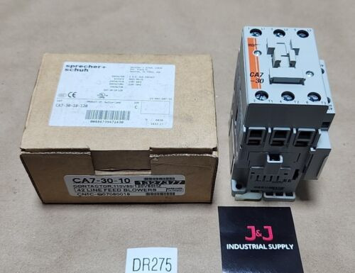 *new* Sprecher + Schuh Ca7-30-10-120 Contactor 110/120v Dde