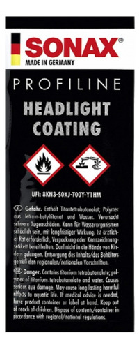 Sonax Sellador Opticas - Headlight Coating 1 Sachet 2 Faros