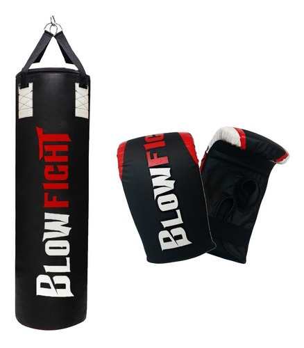 Saco De Pan70cm+2 Pares De Luva De Bate Saco Blow Fight