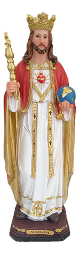 Imagem Cristo Rei 30 Cm - Resina
