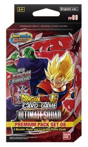 Dragon Ball Super Ultimate Squad Premium Pack Set 08, Rojo