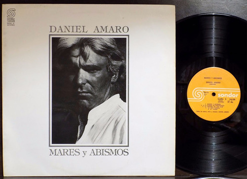 Daniel Amaro Mares Y Abismos Vinilo Lp Canto Popular Uruguay