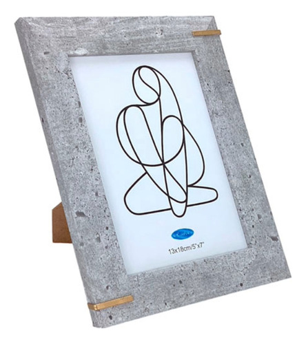 Portaretratos 15x20cm Photo Frame Gris