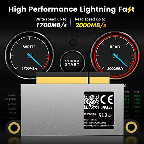 Disco Duro Flash Indmem Nvme Pcle Ssd 512 Gb 3d Tlc Con Herr