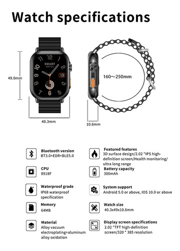Reloj Deportivo Con Asistente De Voz Bluetooth Tk23