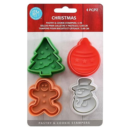 0 Navidad 2  Sellos De Pastelería / Galleta / Fondant,...