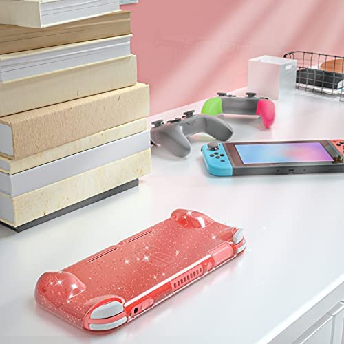Nananino Estuche Transparente Con Purpurina Para Switch Lite