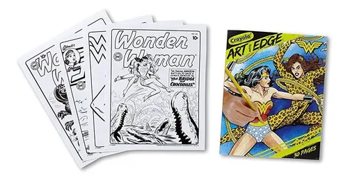 Dibujos Para Colorear De Crayola Wonder Woman, Art With Edge