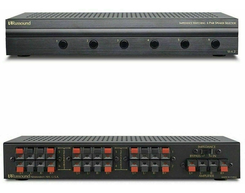 Rossound Selector De De Bocinas Para 6 Zonas